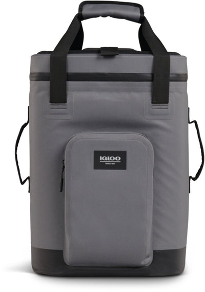Igloo - mochila trailmate 24 - mochila refrigerante para uso diario y al aire libre - 24 latas - gris