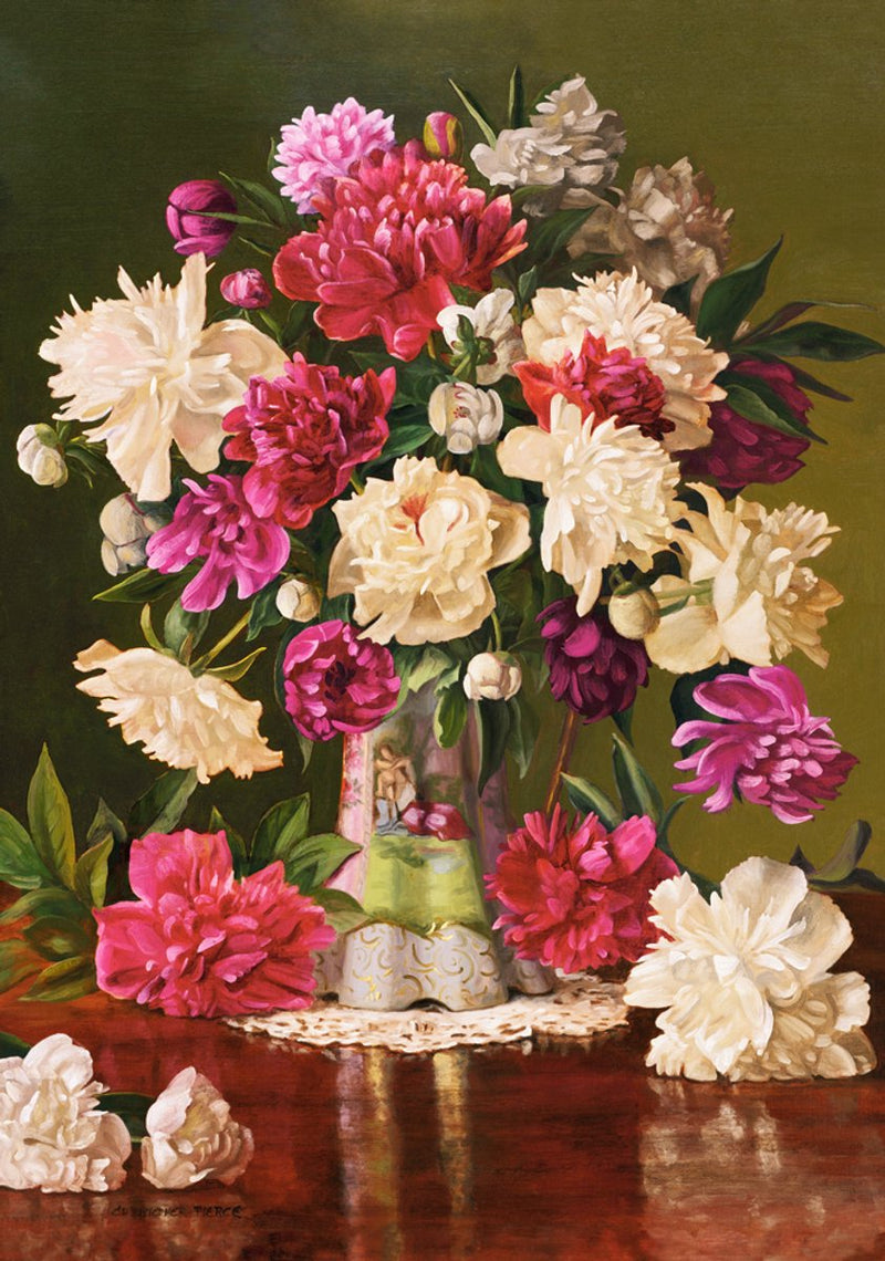 Fiori puzzle Castorland - bellissime peonie - 500 pezzi.