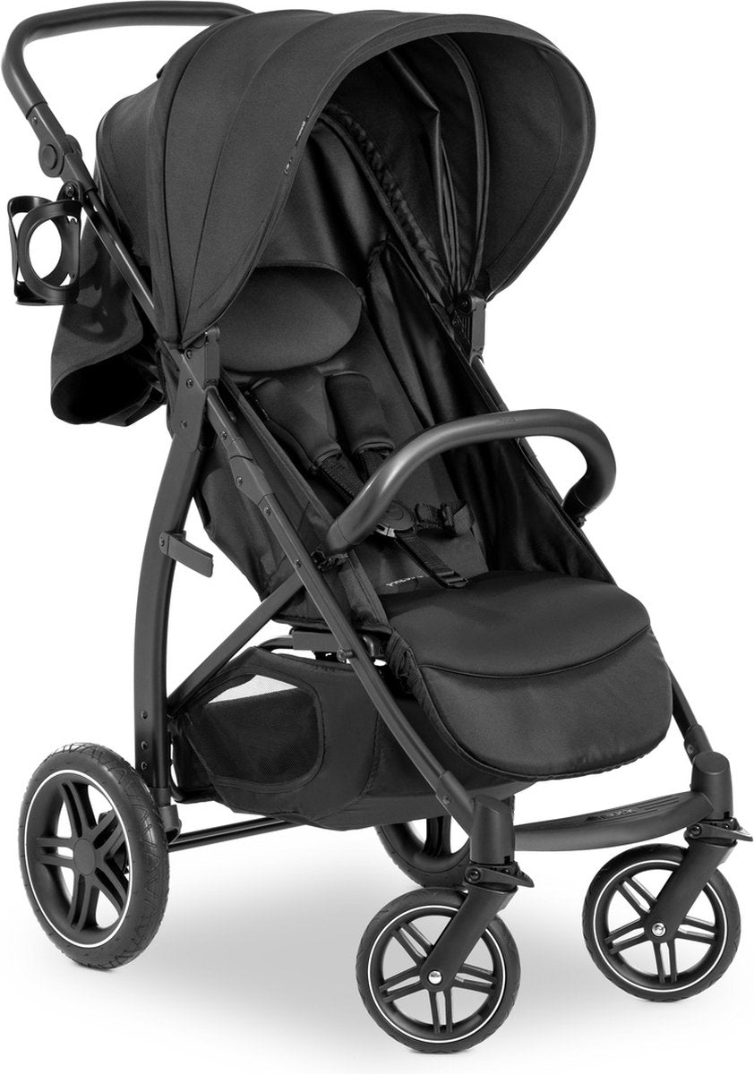 Buggy Hauck Rapid 4D Air - ruote pneumatiche e pneumatici in gomma - nero