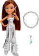 Bratz mga charmz bambola alla moda Yasmin con braccialetto con ciondoli e accessori.