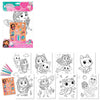 La casa de muñecas de Gabby. Juego para colorear de la casa de muñecas de Gabby.