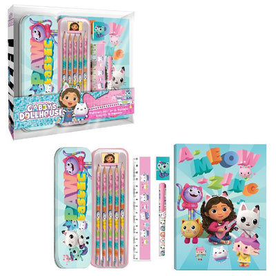 La casa de muñecas de Gabby. Juego de escritura de la casa de muñecas de Gabby.