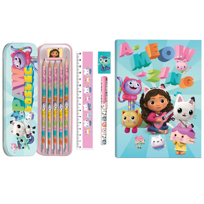 La casa de muñecas de Gabby. Juego de escritura de la casa de muñecas de Gabby.