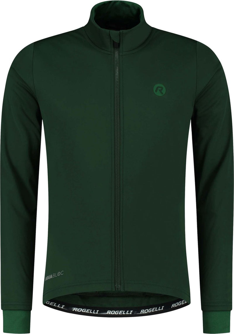 Rogelli essential fietsjack winter heren - legergroen - s