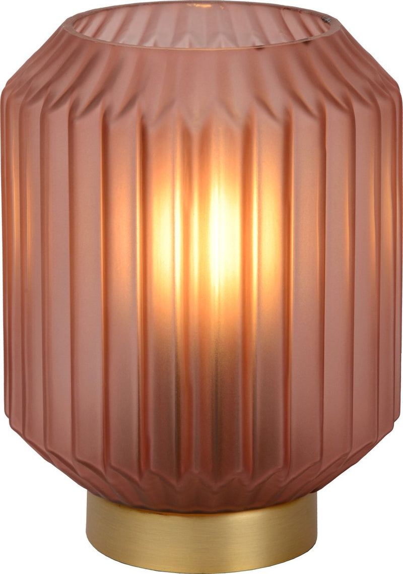 Lucide sueno - lampada da tavolo - ø 13 cm - 1xe14 - rosa