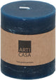 Arti casa stompkaars ø7 x 8 cm - 30 branduren - donkerblauw