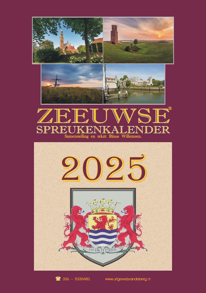 Calendario de hechizos de Zelanda sin marca sans marque 2025