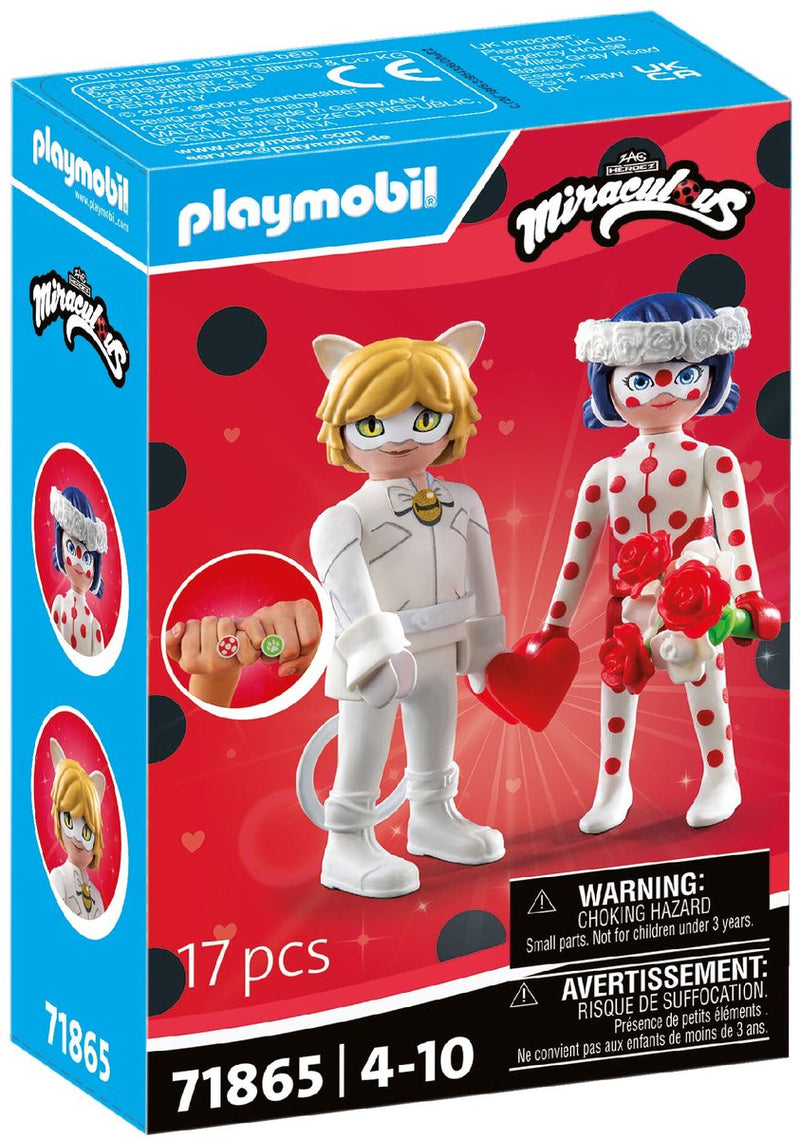 Playmobil miraculous: droombruiloft van ladybug cat noir 71865