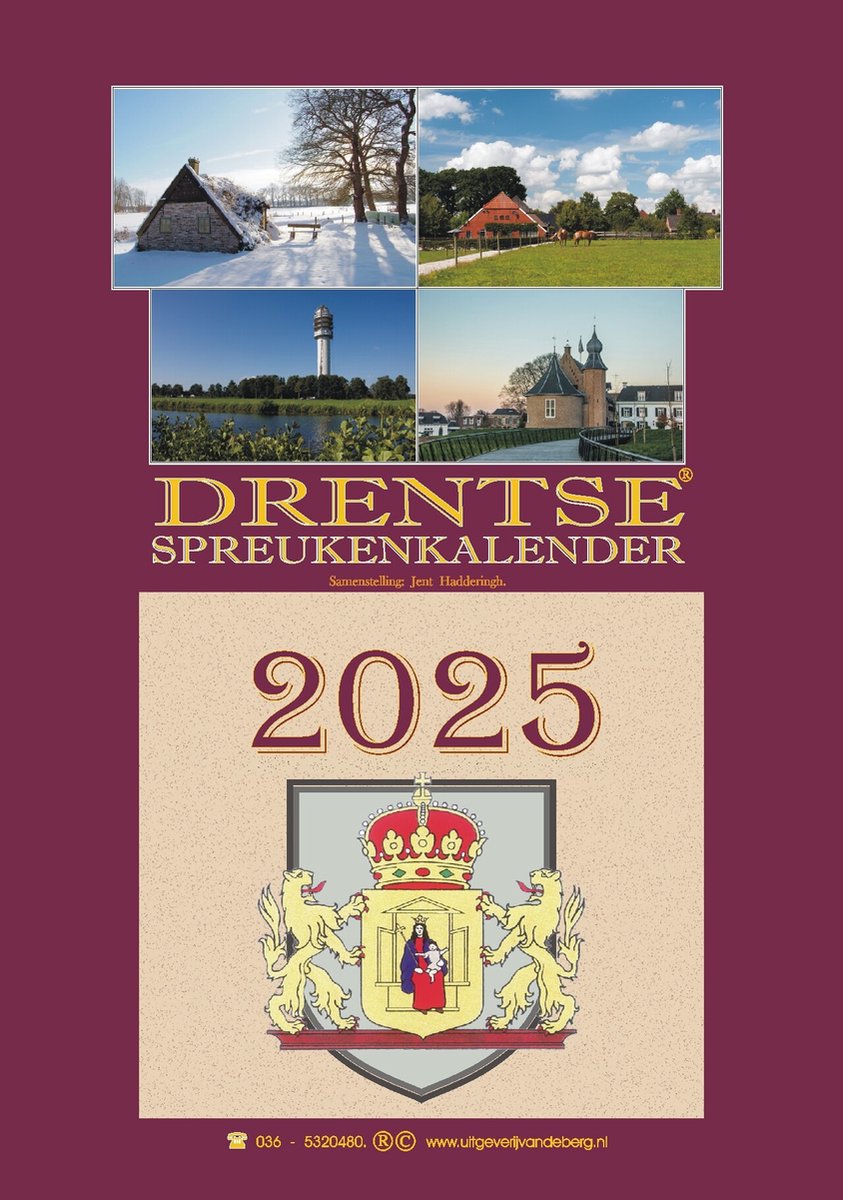 Calendario de hechizos sin marca sans marque Drentse 2025