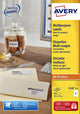 Etichette riadesive avery zweckform l4745-25 bianco