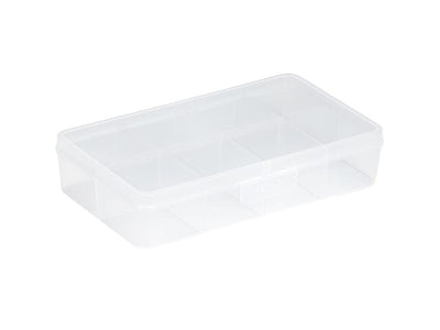 Caja de almacenamiento de línea Q-line 8 VAKS transparente