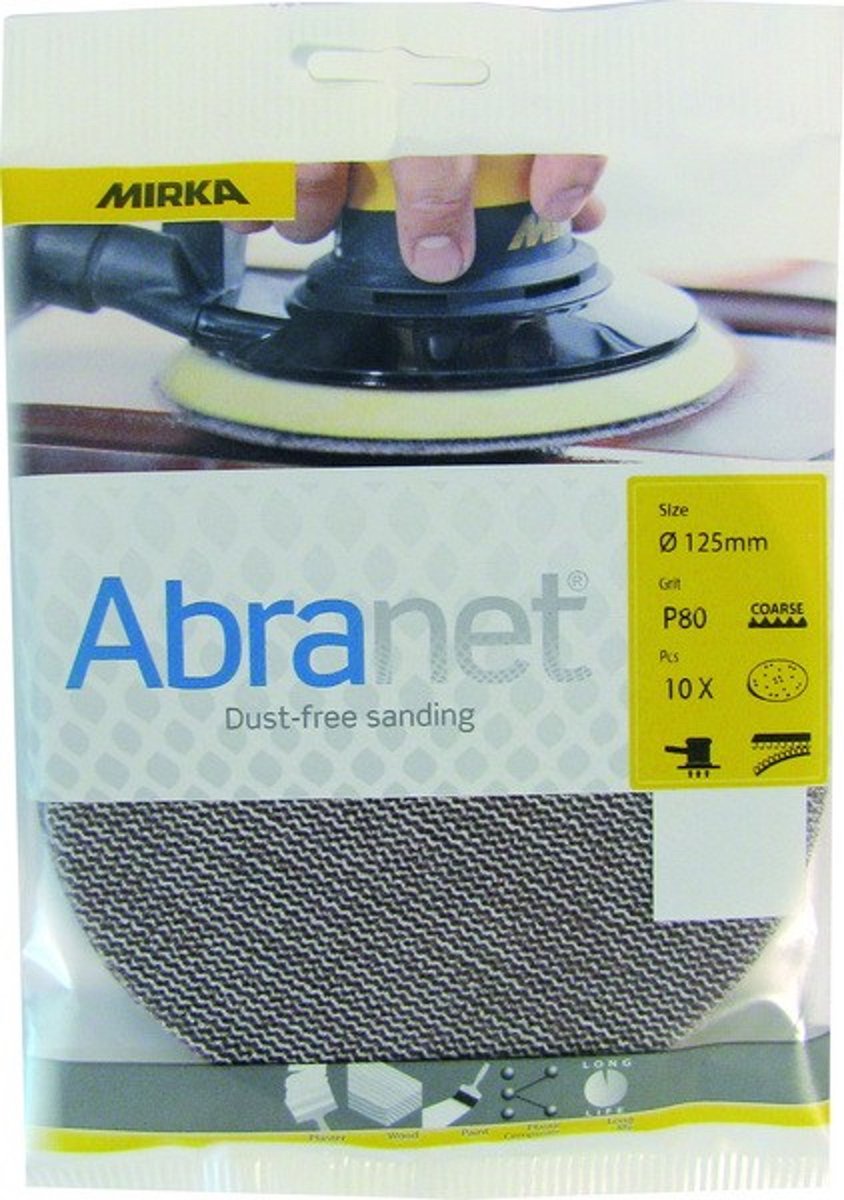 Mirka abranet eco schuurschijven 125mm *kleinverpakking* - p240