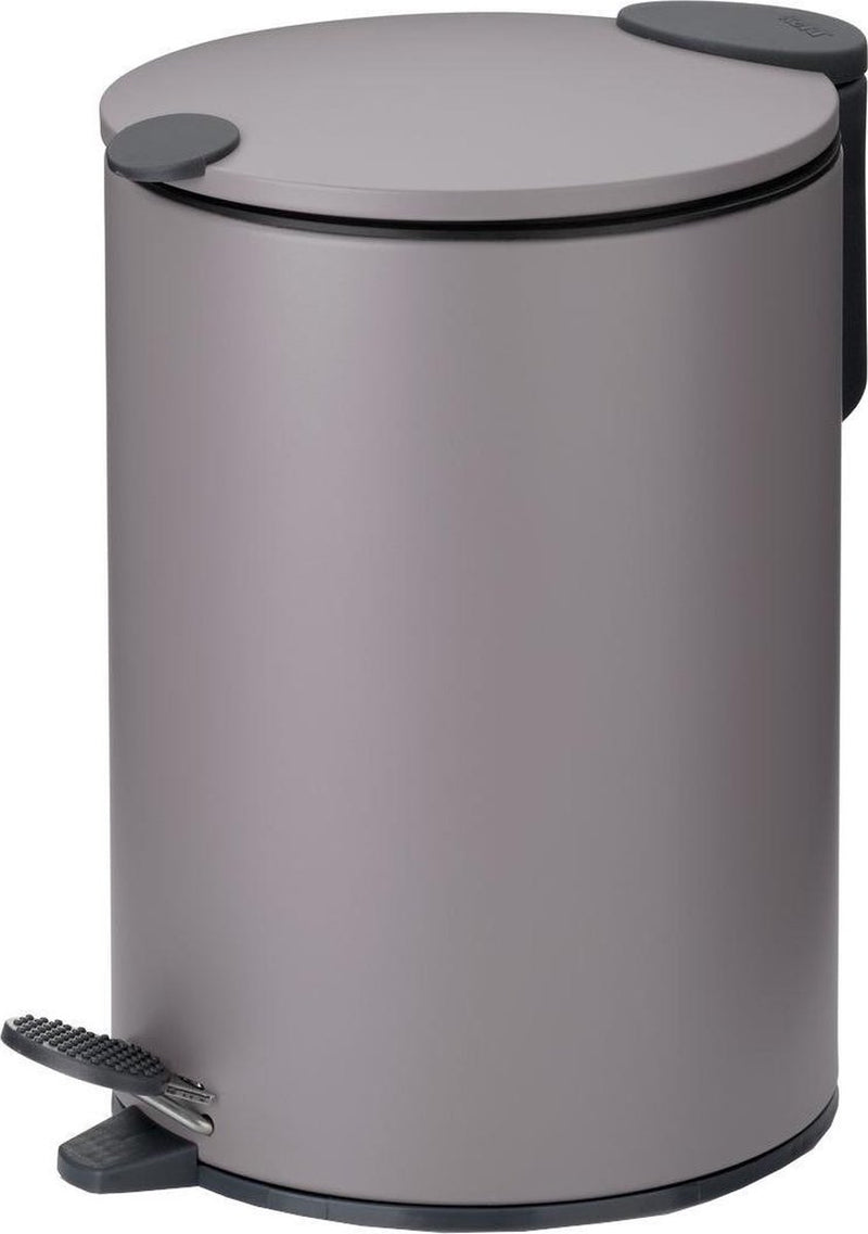 Papelera de pedal Kela, 3 l, gris claro - | mate