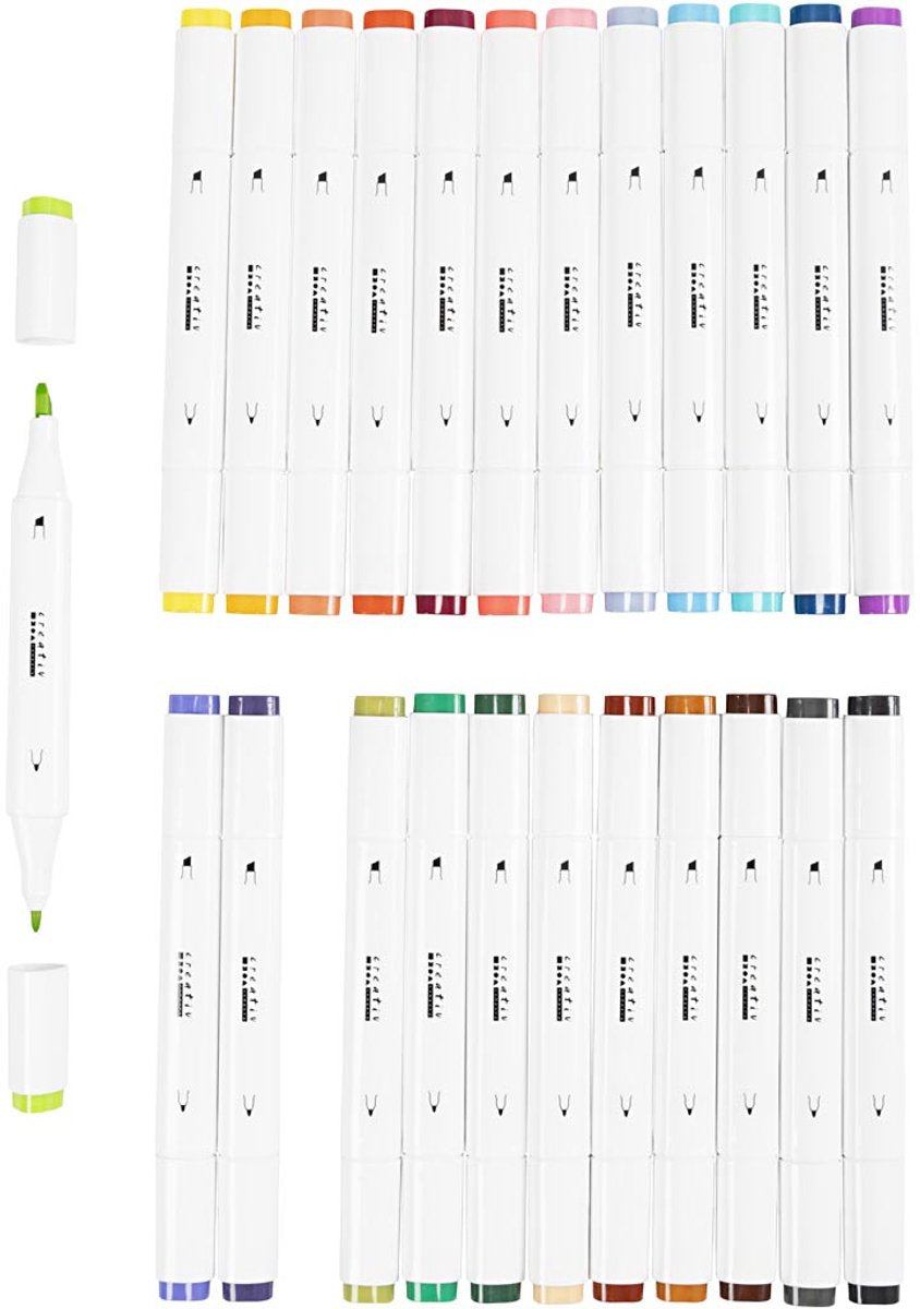 Creative Company Drawing Marker Colors, 24st.