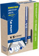 Pilot hi-tecpoint v5, 10 rollers + 30 refills, fine, blue