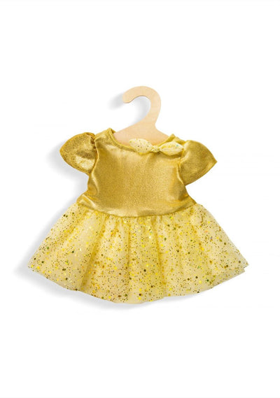 Heless doll dress gold, 28-35 cm