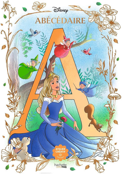 Hachette Heroes Disney - Abécédaire - Libro da colorare per adulti e bambini