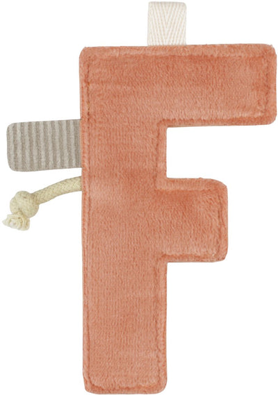 Piccolo elemento ghirlanda olandese - lettera f - arancione