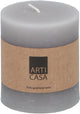 Arti casa stompkaars ø7 x 8 cm - 30 branduren - grijs