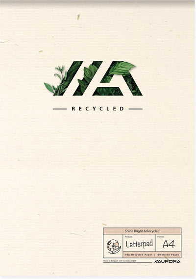 Aurora shine bright recycled schrijfblok | ft a4 | gelijnd