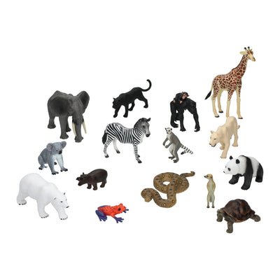 Pacchetto scuola Mojo Wildlife Animal, 15 pz.