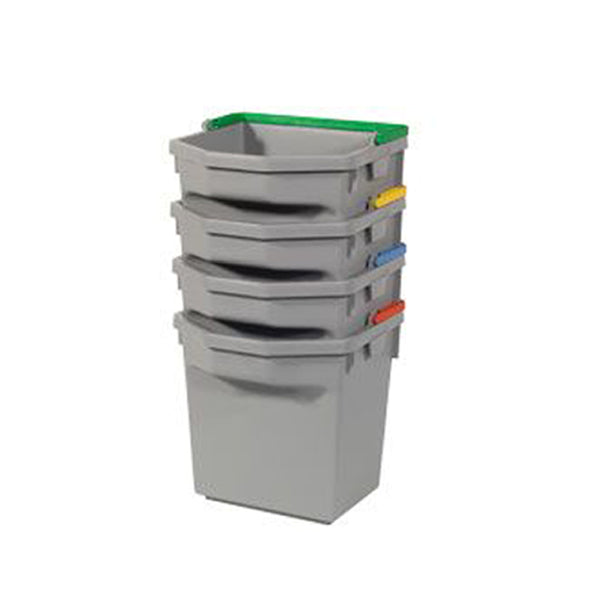 Secchio Numatic grigio manico giallo (5 litri)