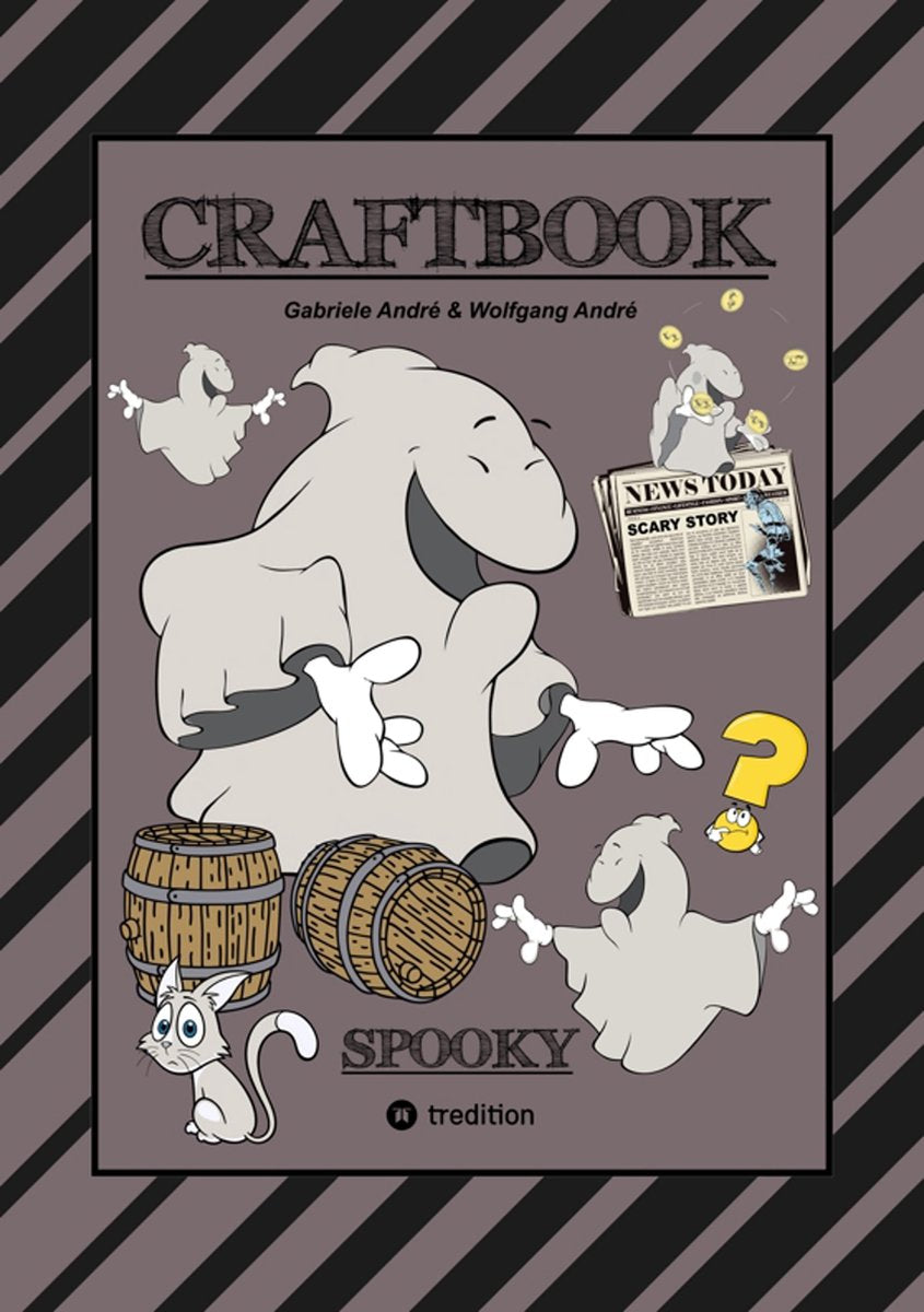 Libro de manualidades - 100 gruselige malmotive - 2 bastelspiele arenoso - rätsel - lustige bilder - grauenhafte afgaben