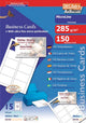 Decadry visitekaarten microline ft 85 x 54 mm, 285 g m², 150 kaartjes