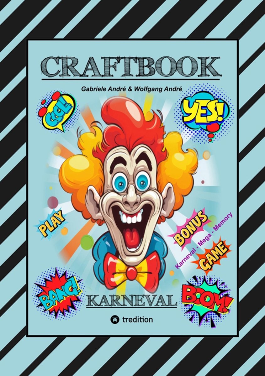Libro de manualidades - bastelvorlage - spiel - karneval mega memoria - faschingsmotive - rätsel - aufgaben - ausmalvorlagen