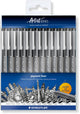 Staedtler - artist series - pigment liner 308 - etui met 12 lijnbreedten - zwart