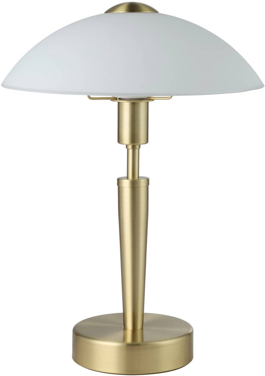 Eglo solo 1 - tafellamp - e14 - ø26 cm - goud, wit