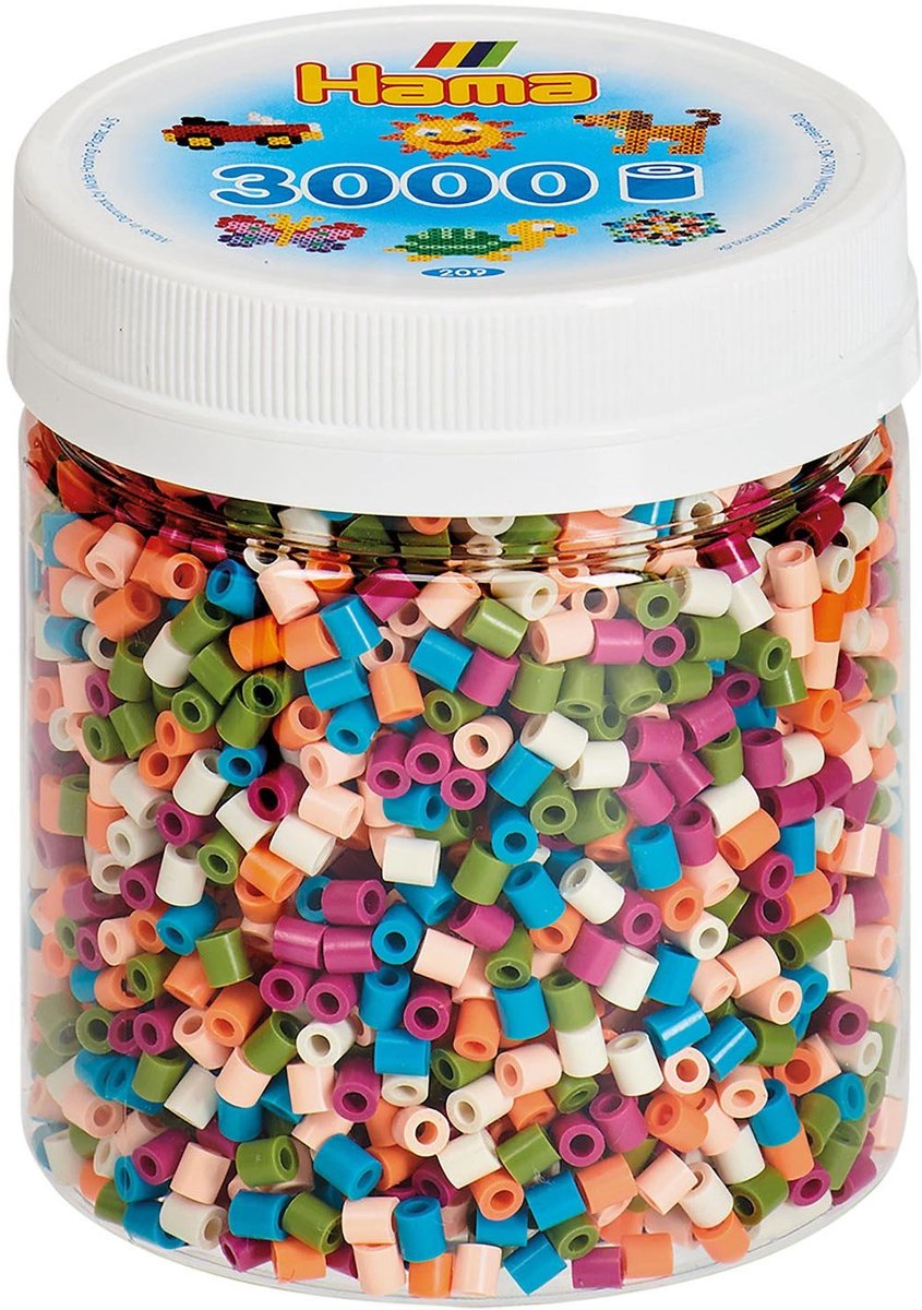 Beads de hierro Hama en la mezcla de color (58), 3000.