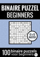 Puzzle binario Brandless sans marque facile per principianti - libro puzzle con 100 binari - n.4