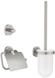 Grohe essentials accessoireset - toiletrolhouder - toiletborstelset - haak - supersteel (rvs)