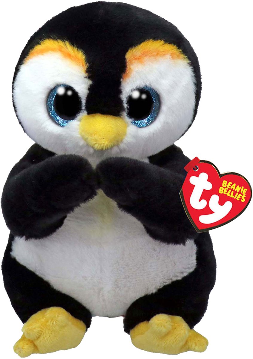 Ty Ty Beanie Babys Belllies abbraccia pingu ial;