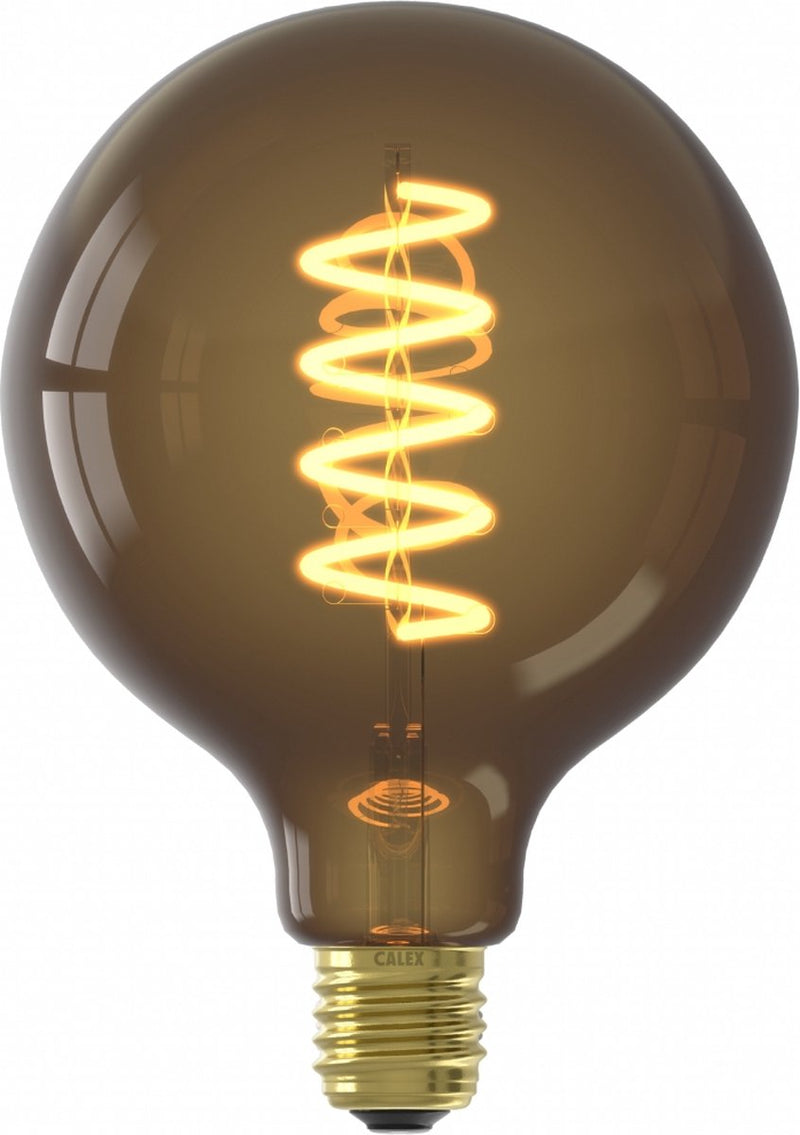 Lampada LED Calex E27, ST64, filamento a spirale, vintage, luce bianca calda, dimmerabile