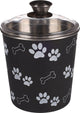 Flamingo kena con tapa - snack box perros - tarro snack con tapa kena negro 16cm 1900ml - 1ud - 129893 - 1ud