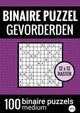 Puzzle binario medio senza marchio senza marchio per studenti avanzati - libro puzzle con 100 binari - n.6