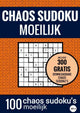 Choas sudoku sudoku difficile: caos sudoku - no. 3 - Libro puzzle con 100 enigmi difficili per adulti e anziani