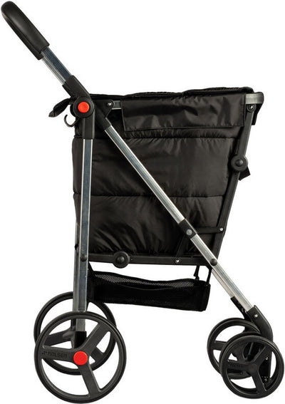 Rolser shopping trolley basket polar 4b - black
