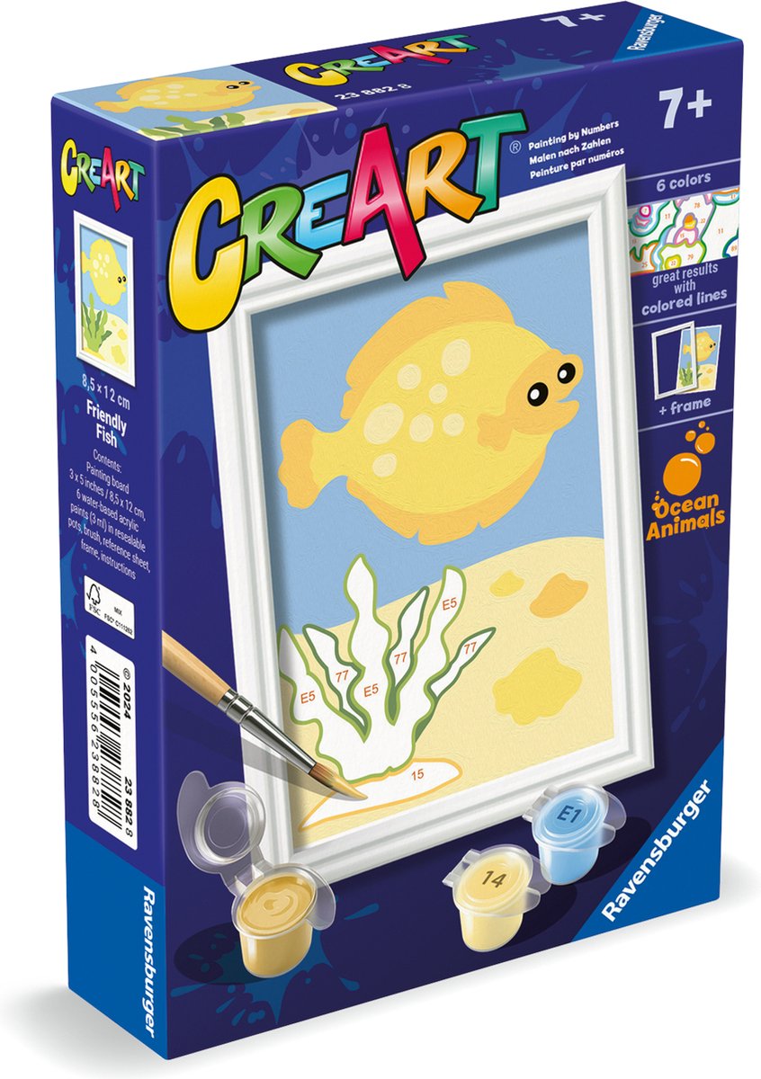 Ravensburger Creart Painting on Song Trendy Fish
