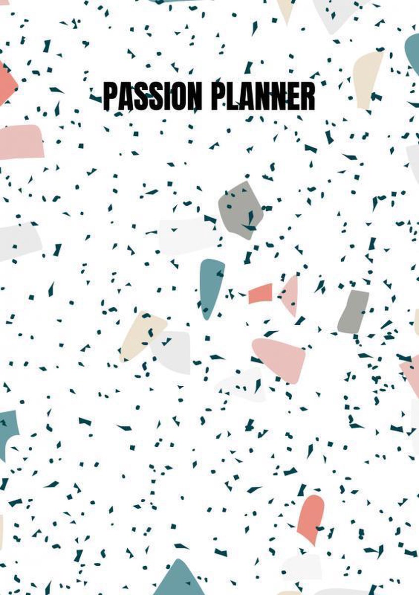 Agenda Passion - 12 mesi - settimanale - a5 - copertina morbida - blu marmorizzato - tutto comodo