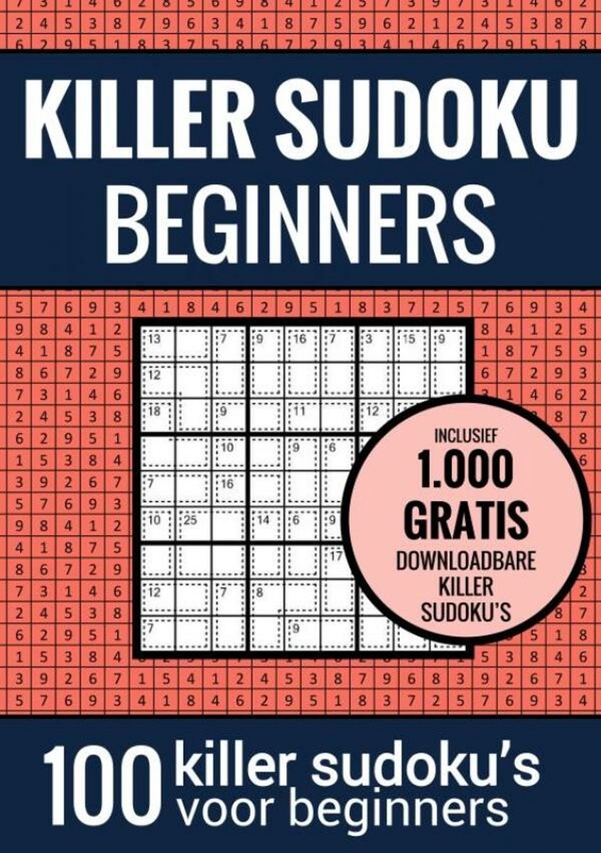 Sudoku facile senza marchio senza marchio: sudoku killer - libro di puzzle con 100 puzzle facili per adulti e anziani