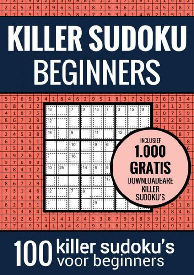 Sudoku facile senza marchio senza marchio: sudoku killer - libro di puzzle con 100 puzzle facili per adulti e anziani