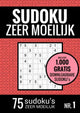 Sudoku senza marchio molto difficile - libro di puzzle: 75 sudoku molto difficili per adulti e anziani