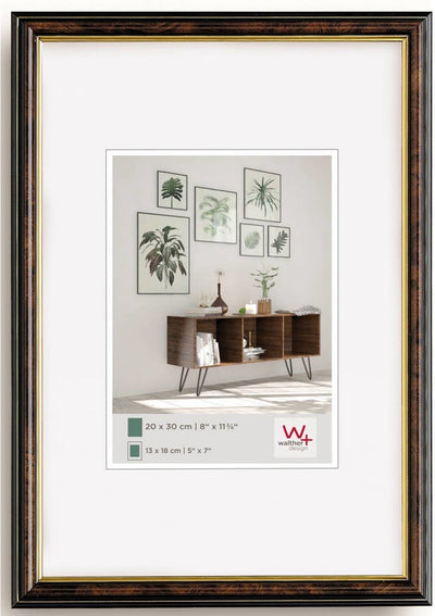 Walther smell - photo frame - photo size 15x20 cm - nuts