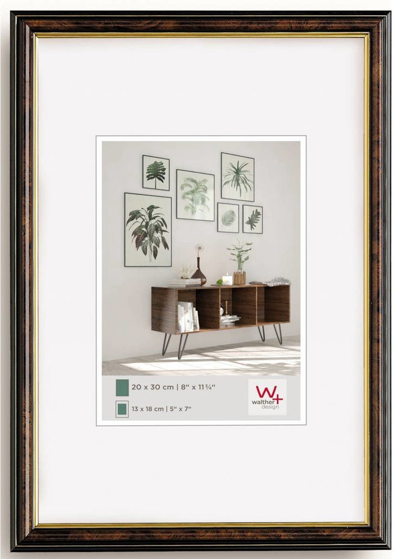 Walther smell - photo frame - photo size 15x20 cm - nuts
