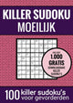 Killer sudoku sudoku difficile: - libro di puzzle con 100 puzzle difficili per adulti e anziani