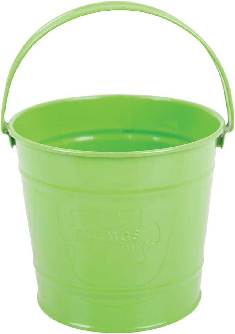 Bigjigs cubo de metal verde