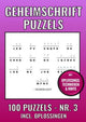 Merkloos sans marque geheimschrift puzzelboek nr. 3 - 100 puzzle - incl. uitleg, suggerimenti e oplossingen